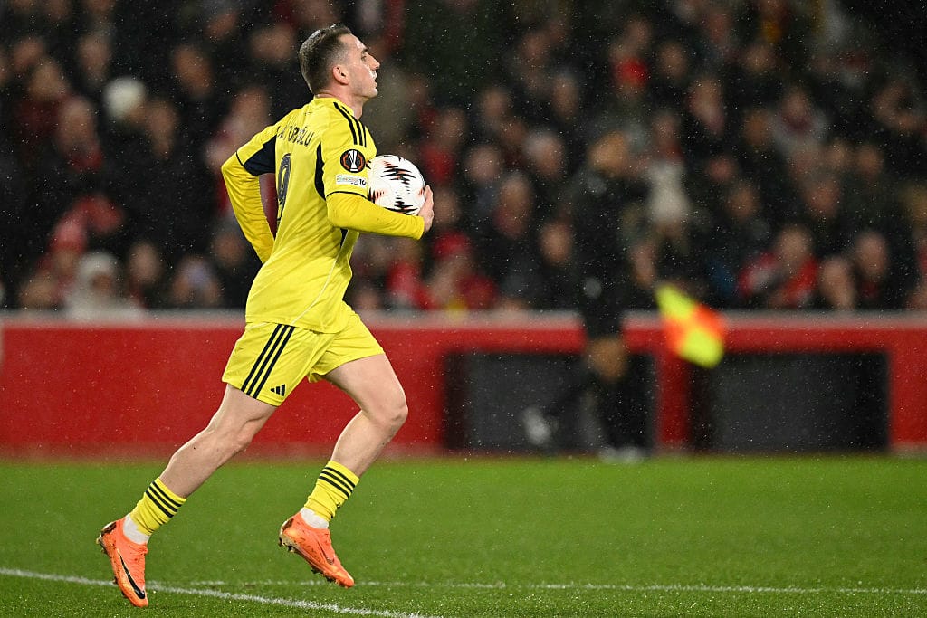 ภาพประกอบนักเตะ Nottingham Forest ฉลองประตู