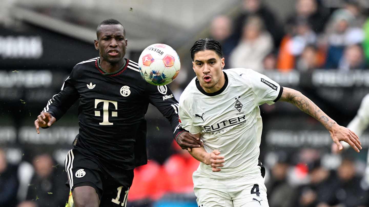 ภาพการแข่งขันระหว่างบาเยิร์นและกลัดบัค