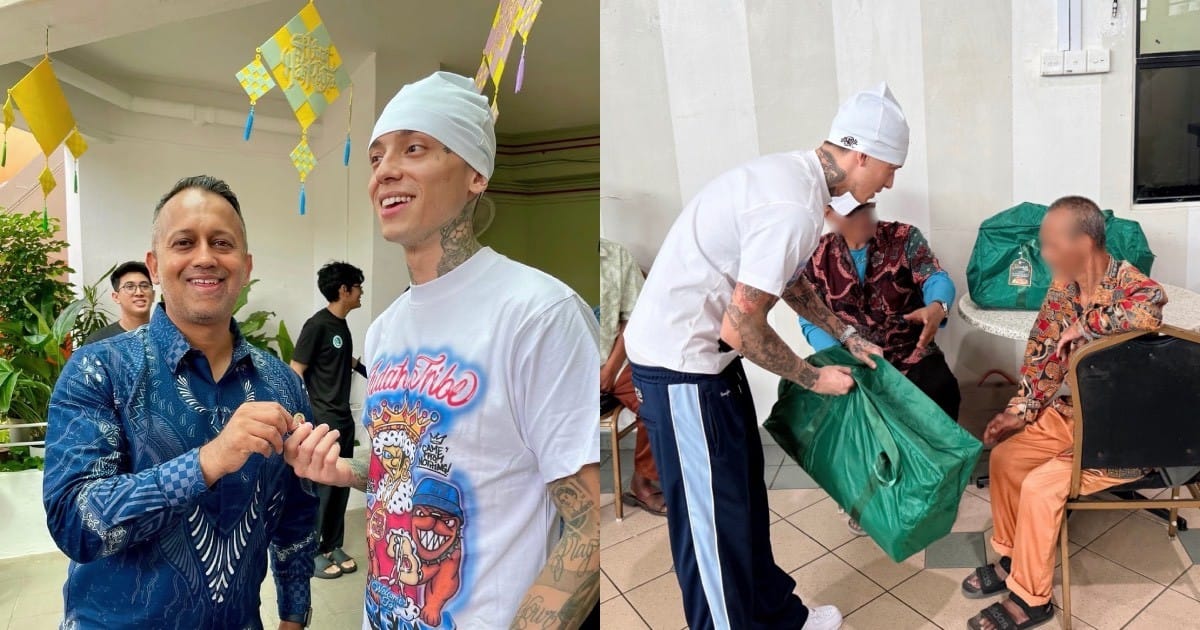 ภาพ Central Cee ช่วยแพ็คของที่สิงคโปร์