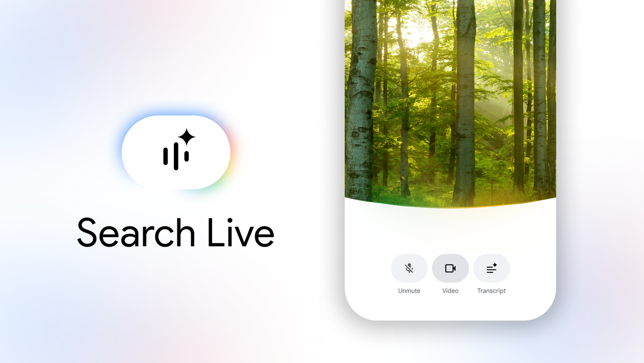 ภาพประกอบ Search Live กับ Gemini AI