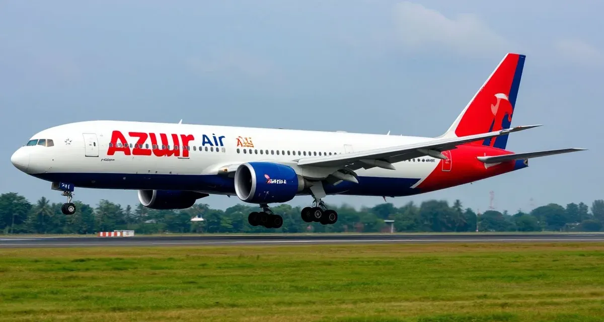 ภาพประกอบเครื่องบิน Azur Air ถูกเปลี่ยนเส้นทางไปลงหาดใหญ่