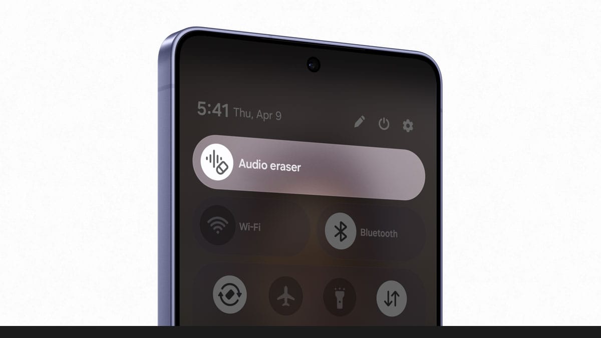 ภาพประกอบ Audio Eraser บน Galaxy S26 Series