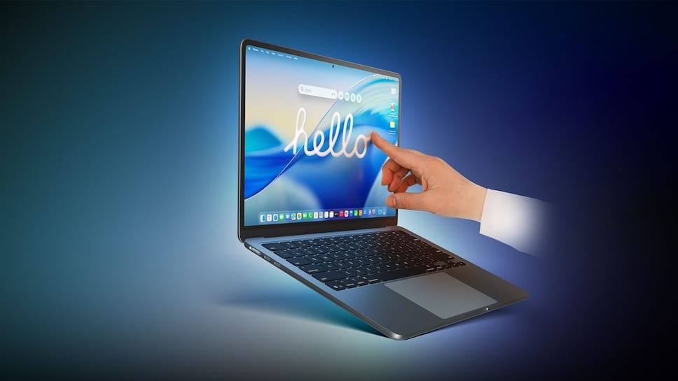 ภาพแนวคิด MacBook จอสัมผัส