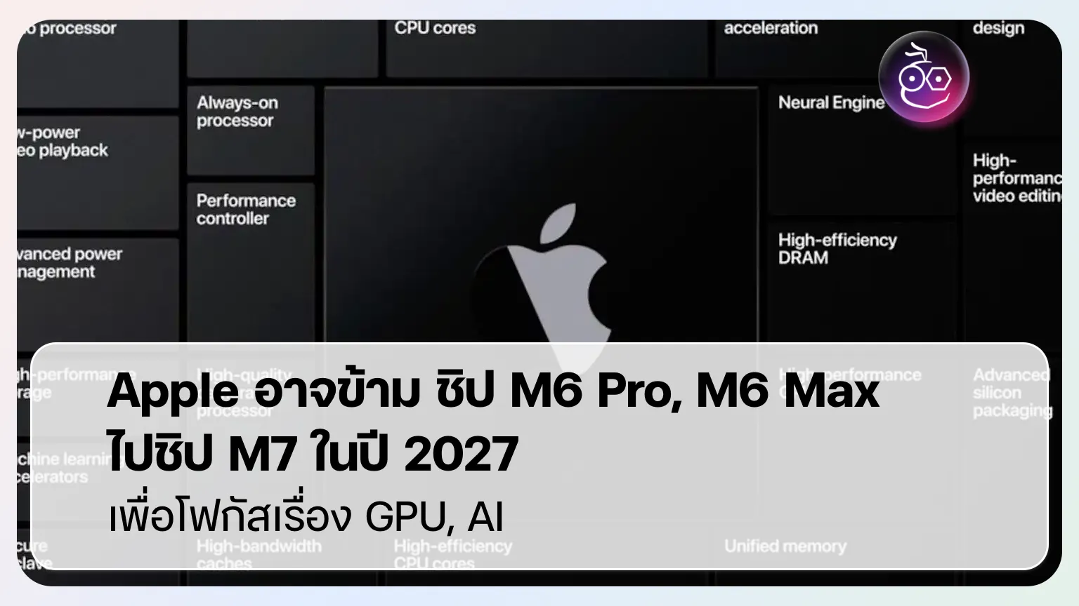 ภาพประกอบแผนการเปิดตัวชิป Apple Silicon