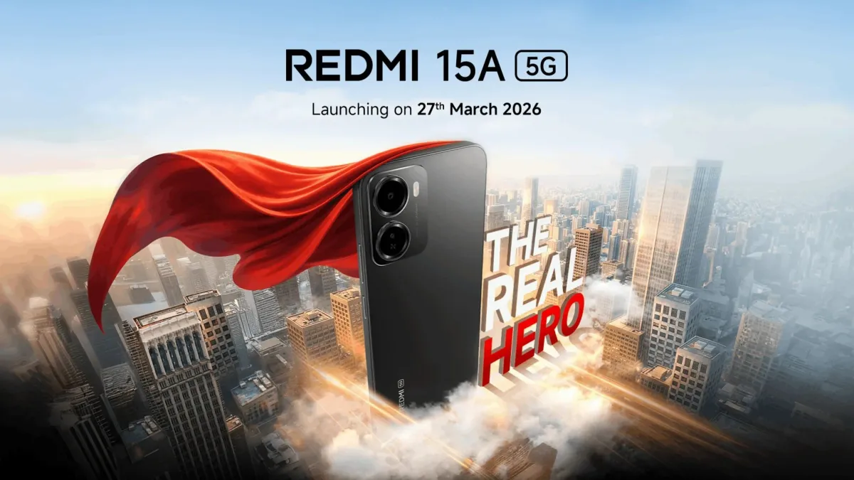 Redmi 15A 5G เตรียมเปิดตัว 27 มี.ค. นี้! คอนเฟิร์มแบตอึด 6300mAh จอลื่น 120Hz