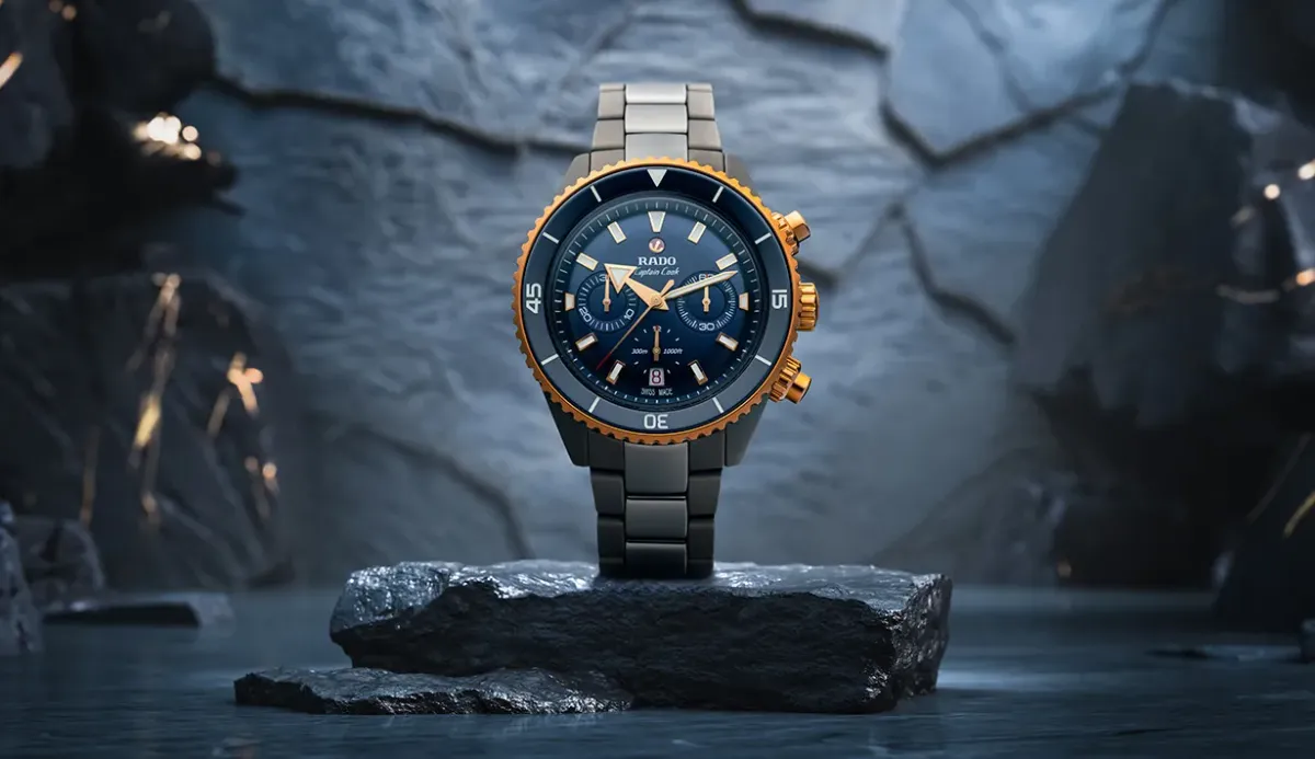 RADO Captain Cook High-Tech Ceramic Chronograph: สปอร์ตโครโนกราฟสีน้ำเงินเข้ม เตรียมพร้อมออกผจญภัย