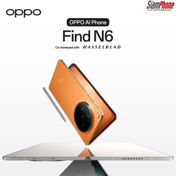 OPPO Find N6: สมาร์ตโฟนจอพับที่ลบล้างทุกขีดจำกัด สู่ความเรียบเนียนระดับปฏิวัติวงการ