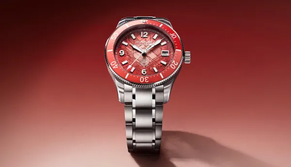 MONTBLANC Iced Sea 0 Oxygen หน้าปัดคอรัล: สู่โลกแห่งสีสันธารน้ำแข็งยามอาทิตย์อัสดง