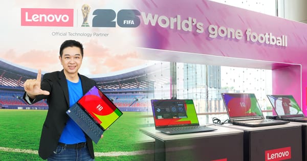 Lenovo x FIFA Activation: ปฏิวัติฟุตบอลโลก 2026 ด้วย AI และผลิตภัณฑ์ลิมิเต็ดเอดิชัน
