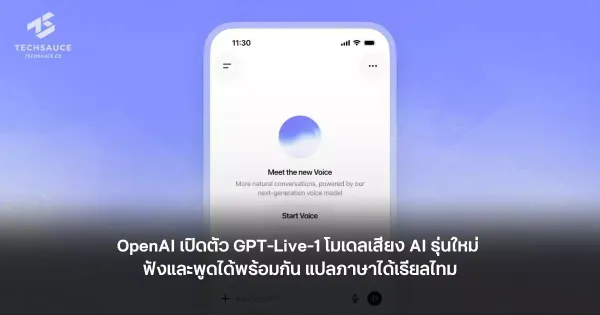OpenAI พลิกโฉมการสนทนา AI: เปิดตัว GPT-Live-1 ฟัง-พูด-แปลได้พร้อมกัน!